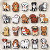 20pcs/Set New Cute Dog Series DIY Fashion Sandal Accessories, Detachable Hole Sandal Decor, Beach Bag Accessories, Suitable For Puff Sandals, Can Be Used As Birthday Party Gifts