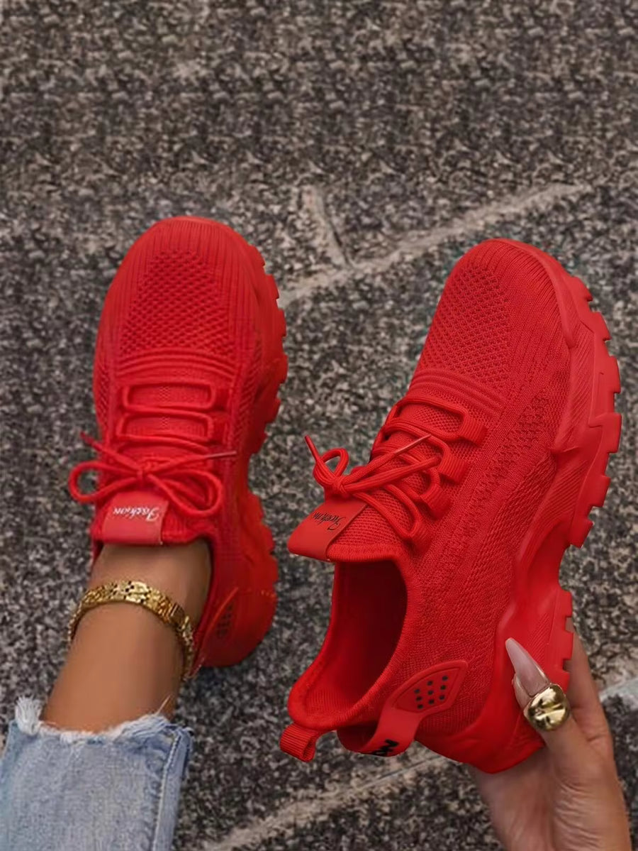 Retro Mesh Sneakers For Men & Women. Low-Top Lace-Up With Ankle Support, Non-Slip EVA Sole, Lightweight For Sports & All-Season Wear